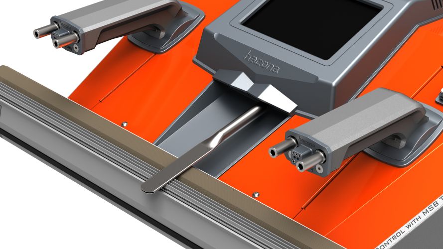 HACONA V-type industrial vacuum impulse sealer - ECO - (Vacuum) + V/I-620 sealing bar set
